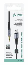  iPEAX adapter USB-C / 3, 5 mm-es jack 1, 5 m - fekete (90010139)