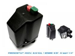 NE-MA Presostat compresor trifazat, 10-16 A, filet 3 8 , 12 bar (ET21V3/810/16)