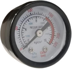 AIRMASTER Manometru posterior D40 mm, 0-16 bar, 1 8 (2065052)