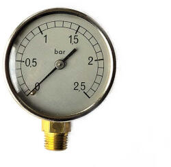 VEPA Manometru presiune aer Vepa D210 B, 0-2.5 bar, filet radial 1 4 , D63 mm (D210/B)