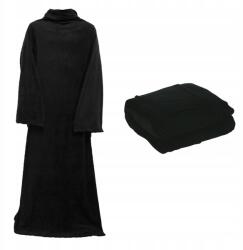  Verk Fleece TV-takaró ujjakkal Snuggie 180 x 140 cm fekete (15033_CZ)
