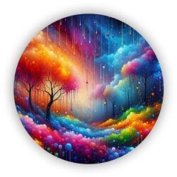  65x65 mm-es kör alakú mágnes - színes álomvilág (MAGNET-65x65-KRUH-66)