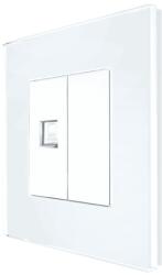 Luxion Priza Internet cu Rama din Sticla LUXION SmartElectro IntelligentHouse (LX-MP025G-W)