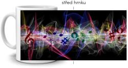  Fehér kerámia bögre 330ml képpel - színek dallamai (HRNEK-90X82-BILY-138)