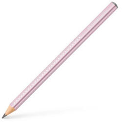 Faber-Castell Grafitceruza, B, háromszögletű, FABER-CASTELL "Sparkle Jumbo", metál rózsaszín (COTFC111661)