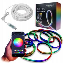 ECOLight Led szalag Neon Rgb 5m Usb 5V Alkalmazás vezérlés Háttérvilágítás (EC61640)