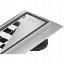 Mexen Flat M13 2 az 1-ben zuhanyfolyóka 110 cm, Króm 1010110 (1010110)