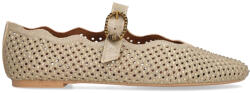 Kurt Geiger Balerine Wavy Mayfair Ballet Flat 5596461209 61-gold (5596461209 61-gold)