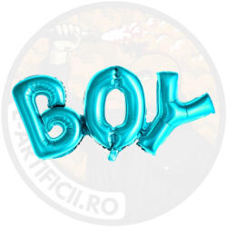 PartyDeco Balon din folie boy, 67 cm, albastru (FB8M-001)