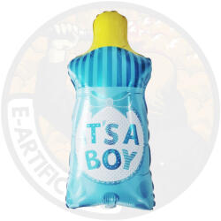 BSM Balon folie botez baby shower gender reveal IT S A BOY 37x75.5CM (076693)