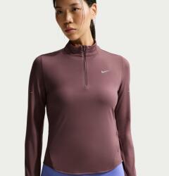 Nike Swift Womens Dri-FIT UV 1/4-Zip Running Top L | Femei | Tricouri | Bordo | HQ0499-502