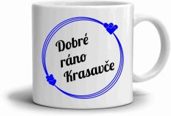  Fehér kerámia bögre 330ml képpel - jó reggelt szépség (HRNEK-90X82-BILY-426)
