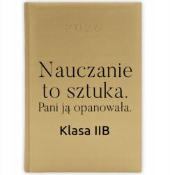  Könyvnaptár 2026 Év Arany tervező A5 Tanítás Ez Művészet Név Minták (Złoty Planer 26 Nauczanie To Sztuka)
