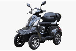 RDB Scuter electric RDB 4T, 4 roti, 1000W, 60V 20Ah, 25km h, autonomie 55 km (RDB-4T negru)