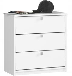 AKORD Cipősszekrény Mini 3 fehér polcos Akd (OP0LSZABIAMINI)