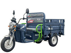 RDB Triciclu electric RDB X-Klass4 Plus, 3500W, Fara permis, 25 km h, autonomie 60 km, baterie 72V 32Ah, greutate maxima admisa 628 kg (X-Klass4albastru-plus)