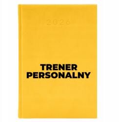 FunnyCase Naptár A5 2026 Sárga tervező személyi edző számára Személyi Edző (Kalendarz 2026 Żółty TRENER PERSONALNY)
