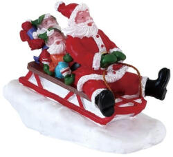 Lemax szánkózás Mikulással Santas Wonderland kollekció