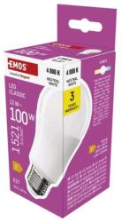  LED izzó Classic A60 / E27 / 13 W (100 W) / 1521 lm / semleges fehér (em_8592920126653)
