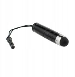  Érintőceruza érintőképernyőkhöz mini univerzális 3, 5 mm-es Jack aljzathoz fekete (RysStylMini013)