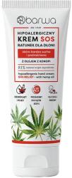 Barwa Cosmetics Cremă de măini hipoalergenică SOS Relief cu ulei de cânepa Barwa Cosmetics 75 ml (5905172337822)