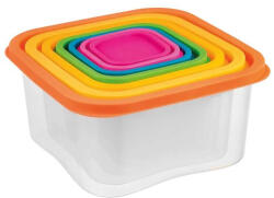  Smile Ételtartó, 7 darabos, szines fedelekkel (SPP-1)