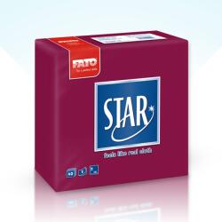 FATO Szalvéta Fato Star 38x38cm bordó 40db/cs 30cs/#