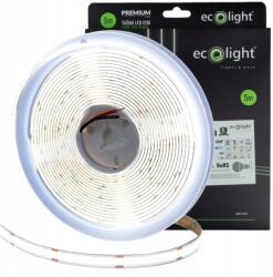 ECOLight Led szalag Cob egysoros 480 LED/m 24V 9W/m 720lm/m Hideg fehér Cut-cut IP20 5m (EC61294)