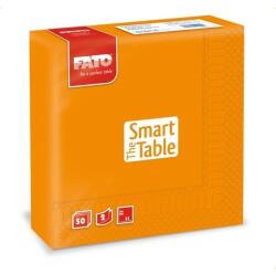 FATO Szalvéta Fato 2rét. 33x33cm 1/4 narancssárga 50db/cs 24cs/krt