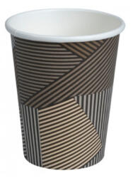 Papírpohár csíkos 360ml O90mm 50db/cs 1000db/krt (AB) (EU jelölt)
