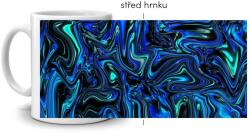  Fehér kerámia bögre 330ml képpel - absztrakt motívum 7 (HRNEK-90X82-BILY-50)