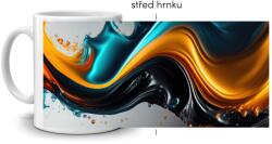  Fehér kerámia bögre 330ml képpel - elemek spirálja (HRNEK-90X82-BILY-469)
