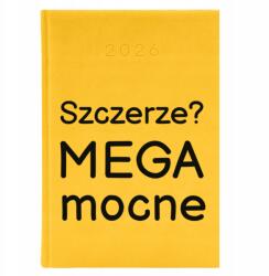  Naptár A5 2026 Sárga Vicces Határidőnapló Munkahelyre Őszintén? Erős Wz (Kalendarz 2026 Żółty Szczerze? Mega Mocne)