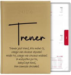  Könyvnaptár Arany A5 2026 Határidőnapló Vicces Ajándék Edzőnek (Kalendarz a5 2026 TERMINARZ PLANER ORGANIZER)