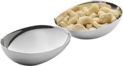 Philippi Bol pentru gustări Pebbles, dublu, argintiu (269002) Castron