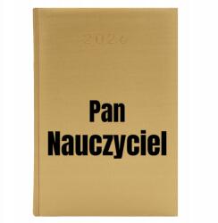  Könyvnaptár A5 2026 Arany Napi Tervező Ajándék Pedagógus Úrnak (Kalendarz A5 2026 Pan Nauczyciel)