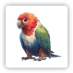  Mágnes 65x65mm négyzet alakú - trópusi papagáj (MAGNET-65X65-CTVEREC-37)