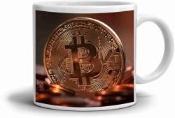  Fehér kerámia bögre 330ml képpel - bitcoin (HRNEK-90X82-BILY-531)