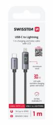 SWISSTEN LCD kábel USB-C / Lightning 1m (71551077)