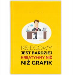 FunnyCase Könyvnaptár 2026 Könyvelő Is Kreatív Citrom Ajándék (Kalendarz Cytryna KSIĘGOWY TEŻ JEST KREATYWNY)