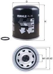 MAHLE Element Filtrant Uscator Aer, Compresor Al26 Renault Trucks C/D/K/Kerax/Magnum/T (AL26)