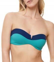 Triumph Bikini felső Triumph Summer Glow Dp 40B 80B Türkiz Bardotka sötétkék (1021451300YA-0073)