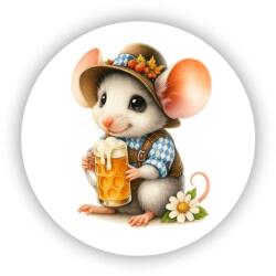  65x65mm-es kör alakú mágnes - egy kis bajor kóstoló (MAGNET-65x65-KRUH-65)