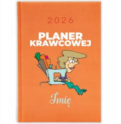 FunnyCase Könyvnaptár 2026 Varrónő Tervező *név* Narancssárga Ajándék Minták (Kalendarz Pomarańcza PLANER KRAWCOWEJ *IMIĘ*)