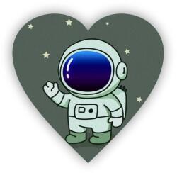  65x65 mm-es szív alakú mágnes - csillagűrhajós (MAGNET-65X65-SRDCE-79)