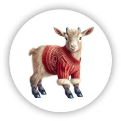  65x65mm-es kör alakú mágnes - gyerek pulóverben (MAGNET-65X65-KRUH-15)