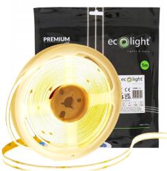 ECOLight Cob Led szalag Sárga Egyszínű Fény Tekercs 5m Bútor háttérvilágítás 45W (EC20306)