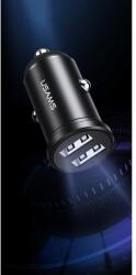  USMS mini autós töltő - 2 USB kimenet / 2, 4A (102700616A)