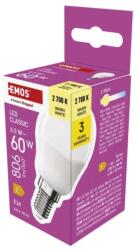  LED izzó Classic Mini Globe / E14 / 6, 5 W (60 W) / 806 lm / meleg fehér (em_8592920127735)