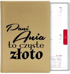  Naptár Arany A5 2026 Tervező Ajándék Tanárnő Személyre Szabható Wz (Kalendarz a5 2026 TERMINARZ PLANER ORGANIZER)